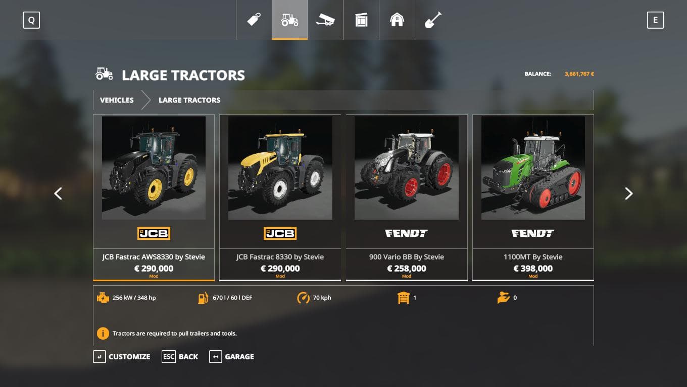 MOD UPDATE JCB 8330 BY STEVIE