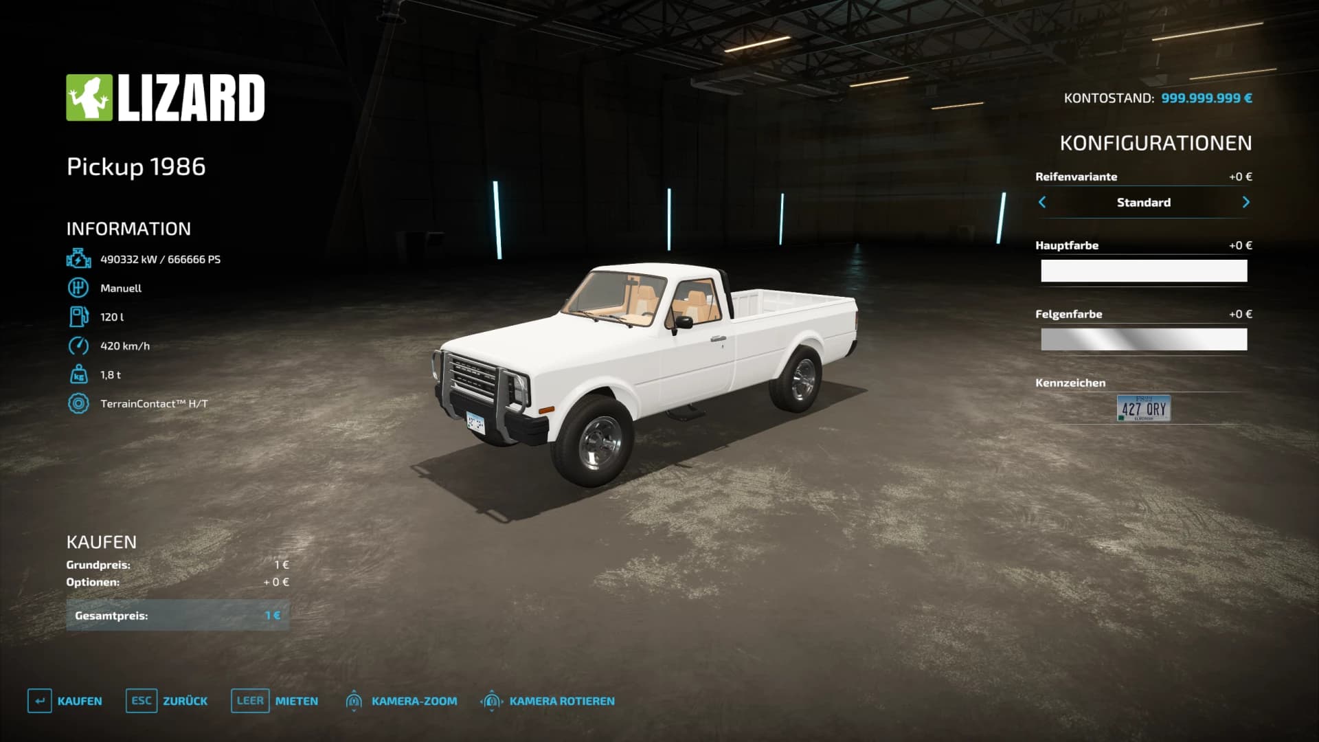 MODDED PICKUP 1986