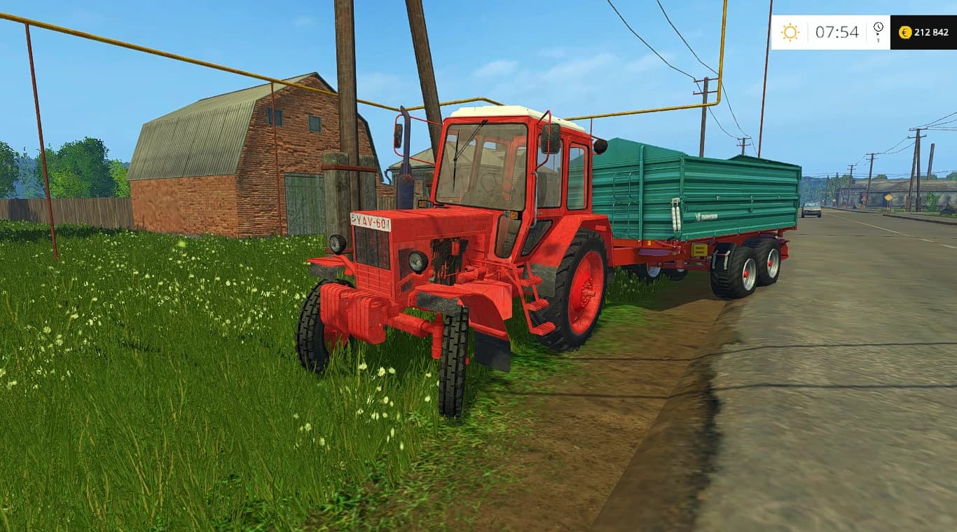 MTZ 80 2WD CABINA RED