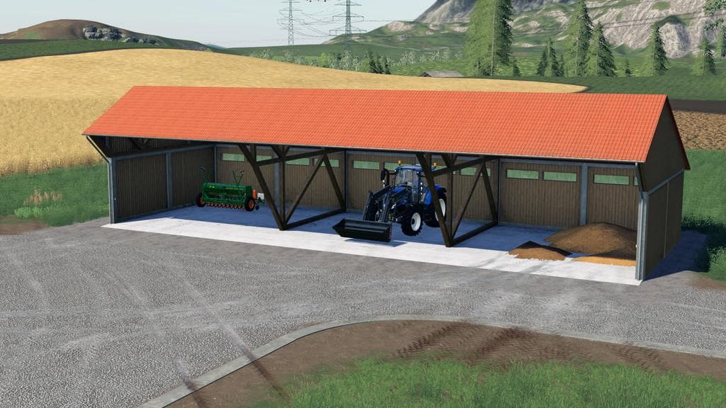 Machine Shelter With Lighting 3