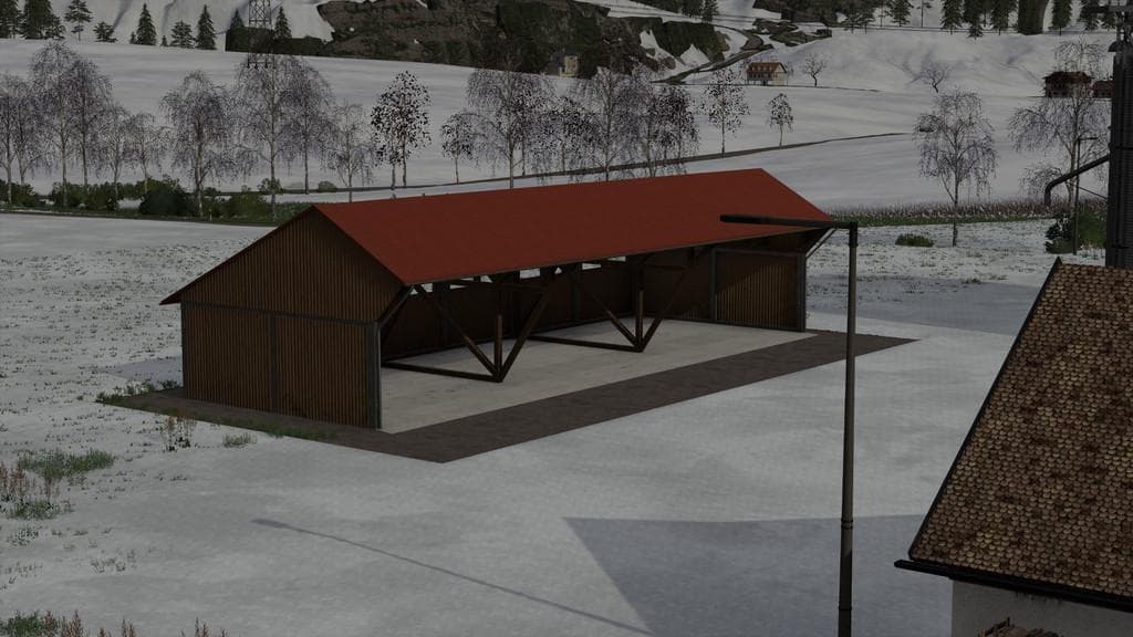 Machine Shelter With Lighting