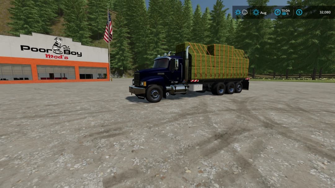 Mack Flatbed Truck
