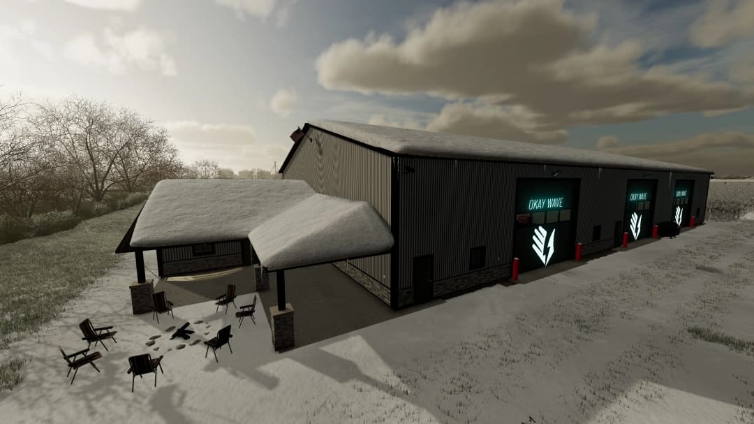 Modern 72x160 Shed 5