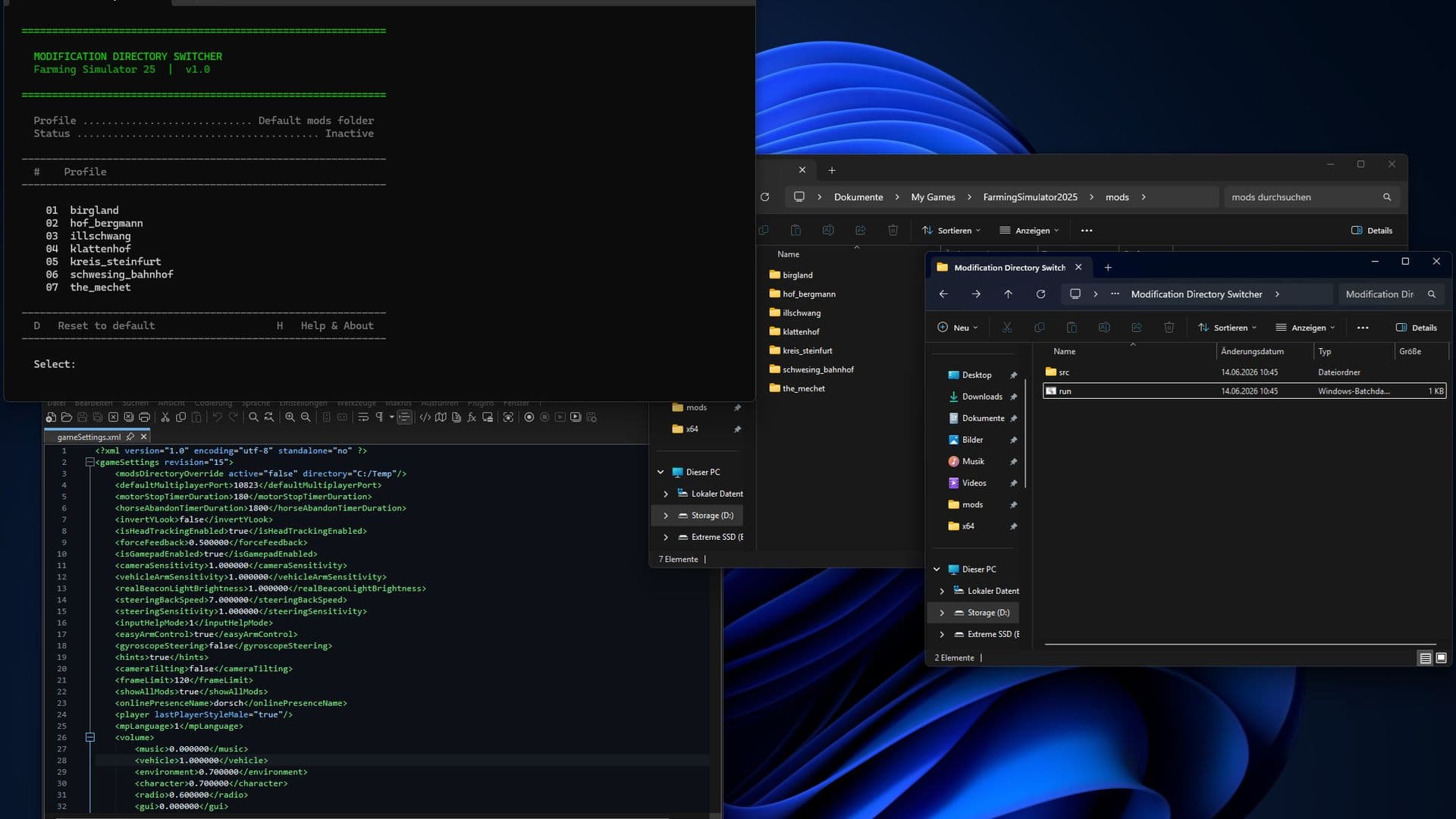 Modification Directory Switcher 3