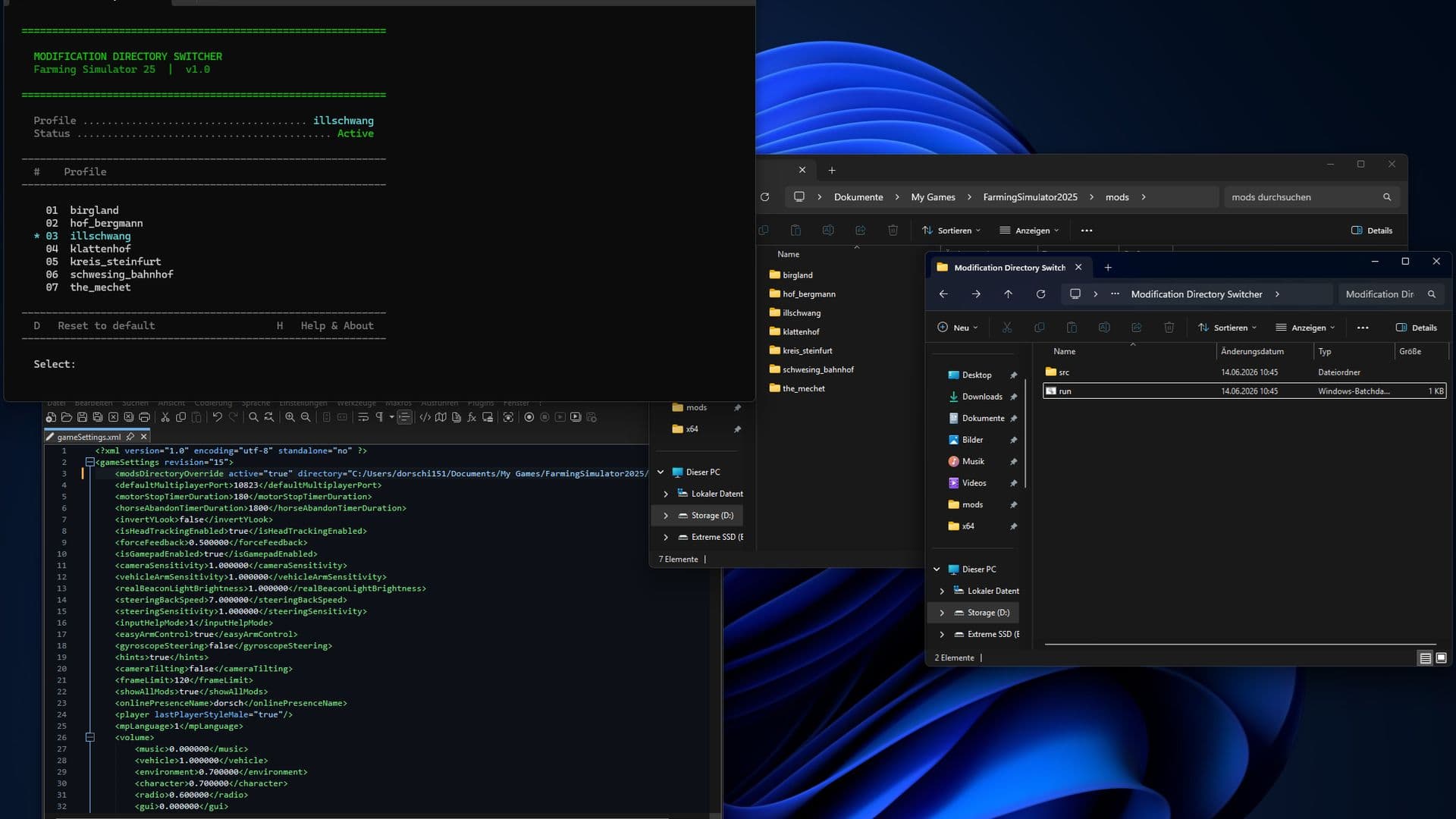 Modification Directory Switcher 2