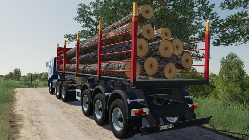 NEFAZ 9509 LOGGING TRUCK