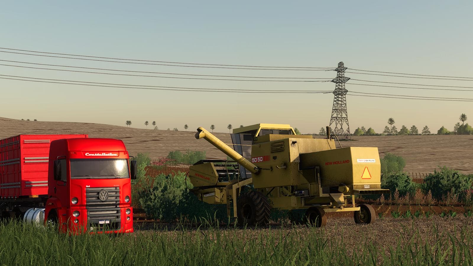 NEW HOLLAND 50505 + PLATFORMS 2
