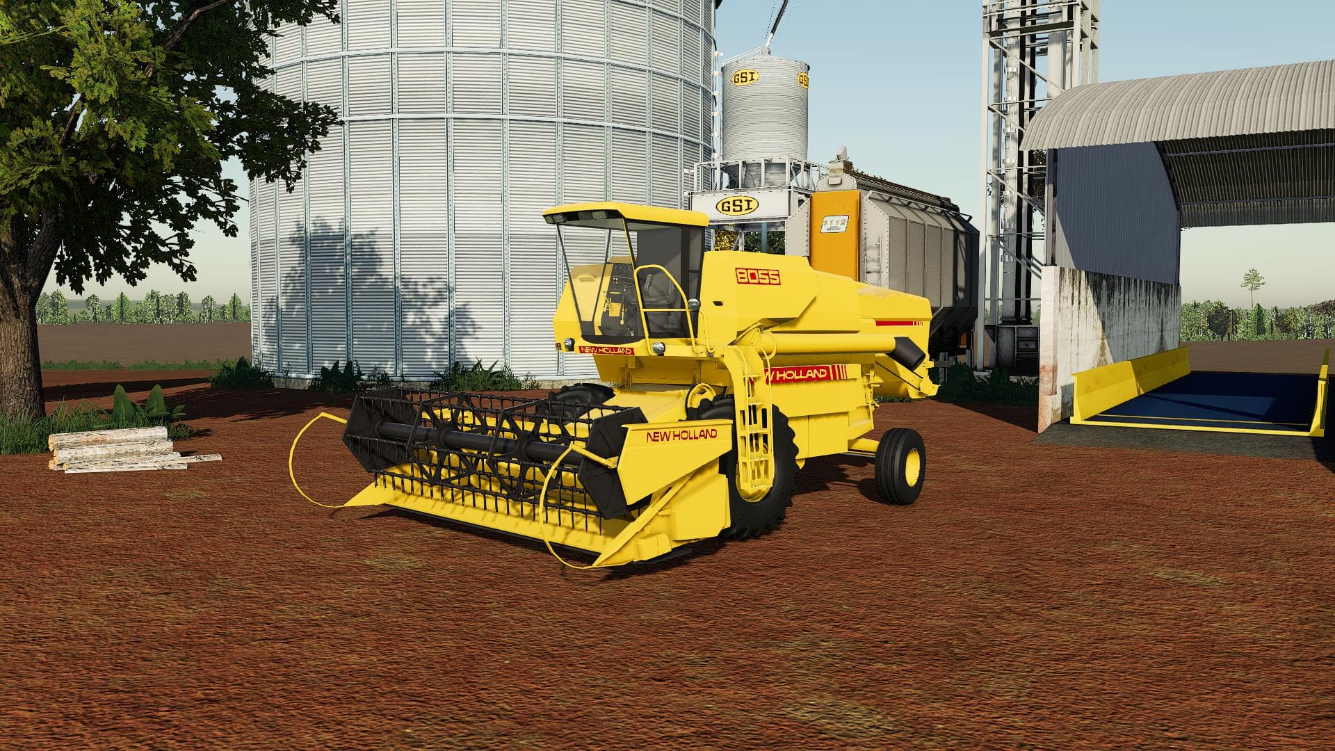 NEW HOLLAND 8055 + CUTTERS 3
