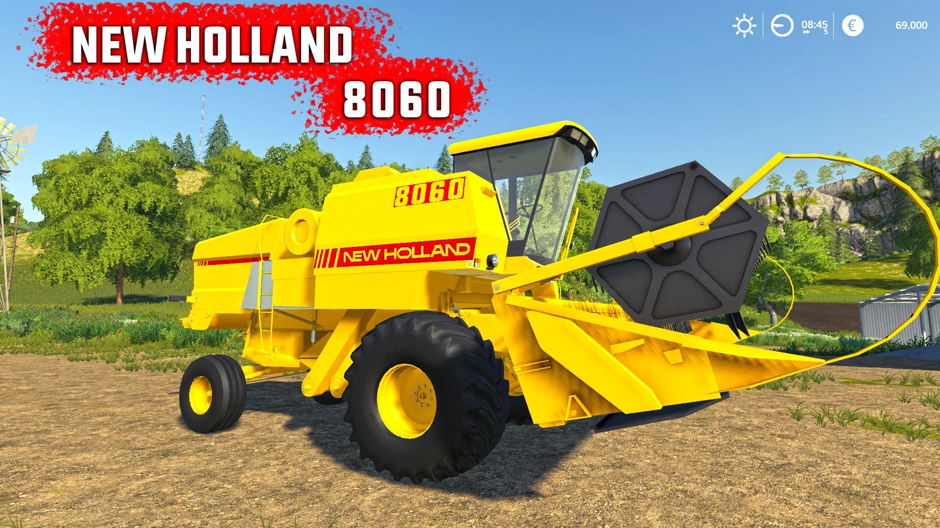 NEW HOLLAND CLAYSON 8060 3