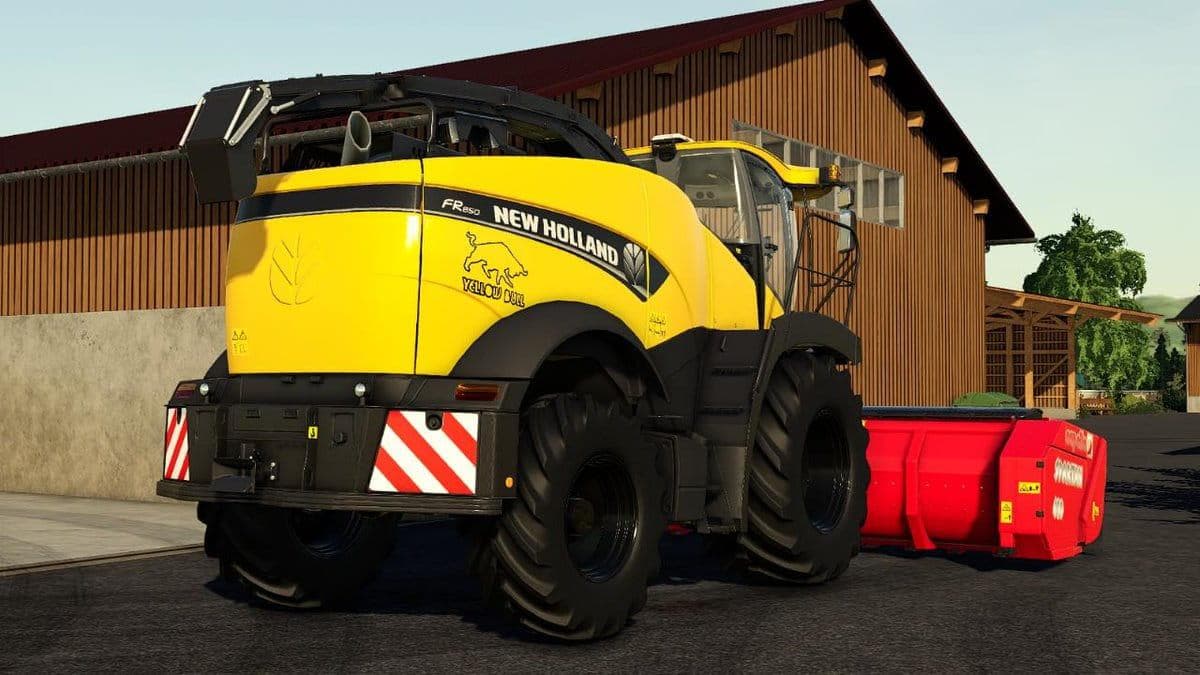 NEW HOLLAND FR850 YELLOW BULL