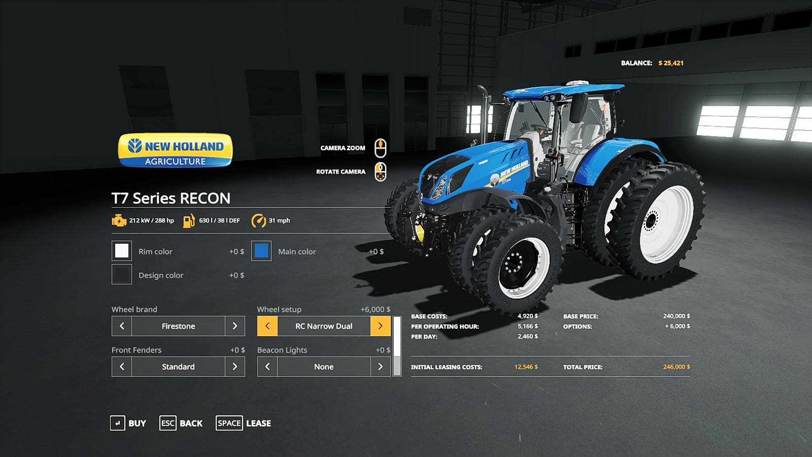 NEW HOLLAND T7 RECON 3