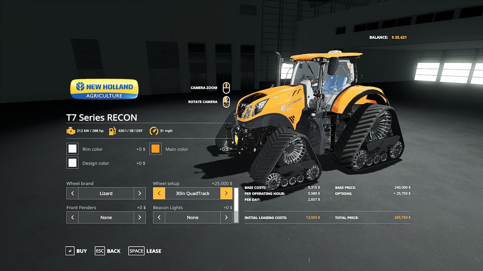 NEW HOLLAND T7 RECON 2