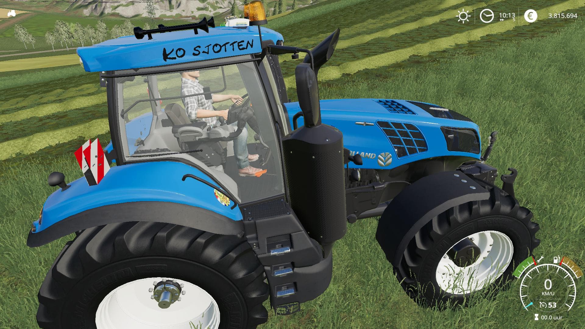 NEW HOLLAND T8 KO SJOTTEN