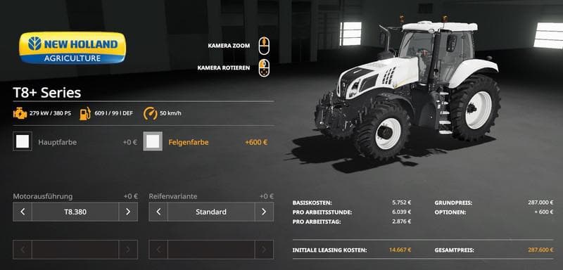 NEW HOLLAND T8+ SERIES 3