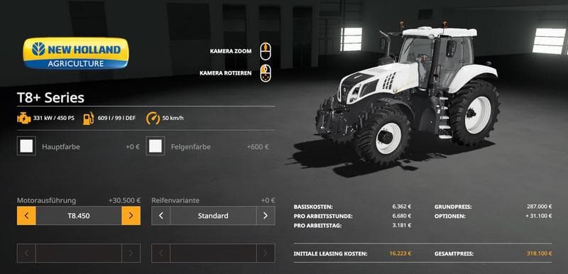 NEW HOLLAND T8+ SERIES 2