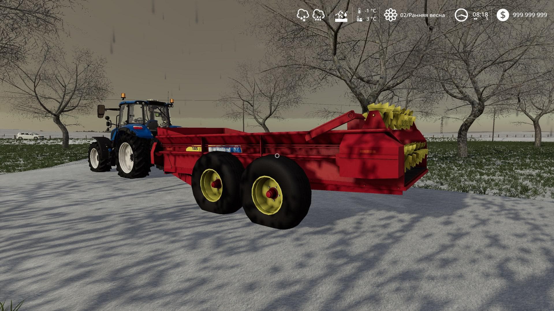 NEW IDEA 3639 + NEW HOLLAND 185 3