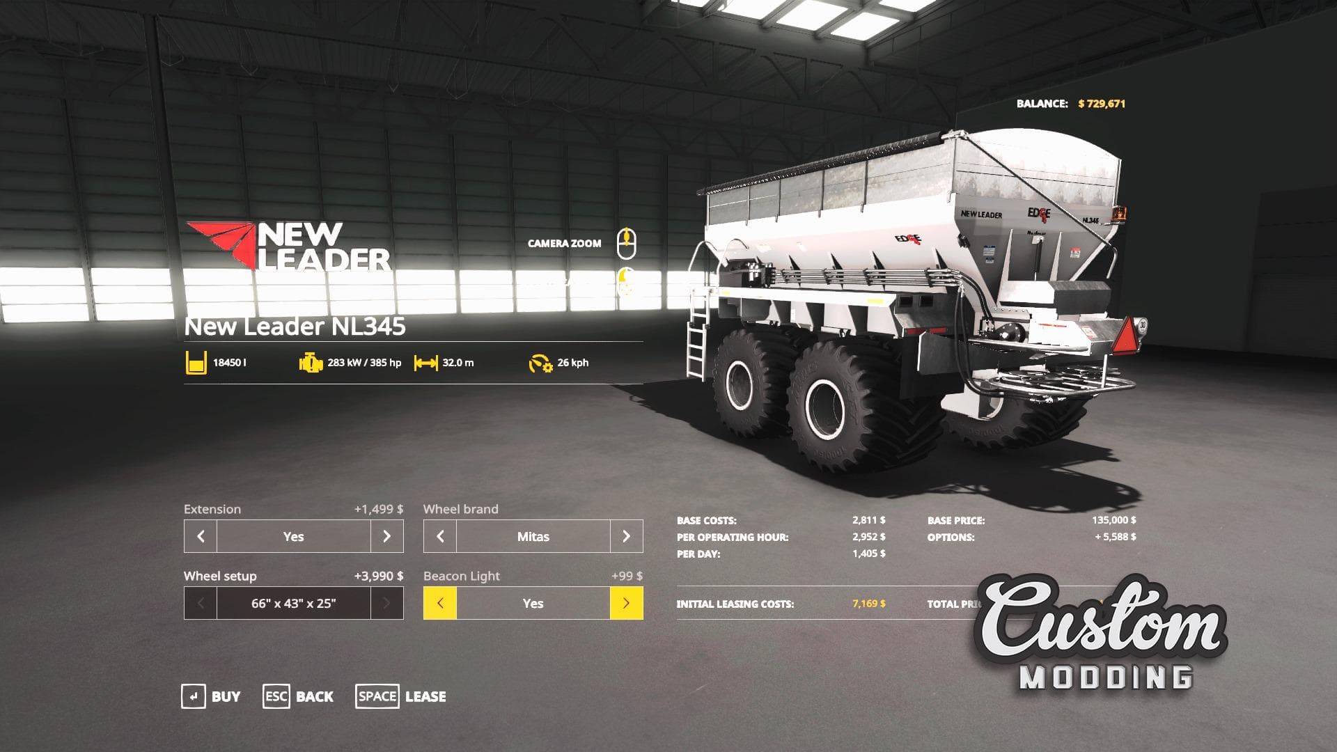 NEW LEADER NL345 / JOHN DEERE DN345 2