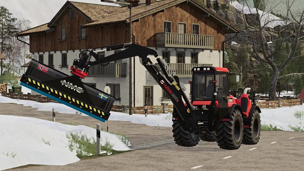 NMC BACKHOE SNOWPLOW 2