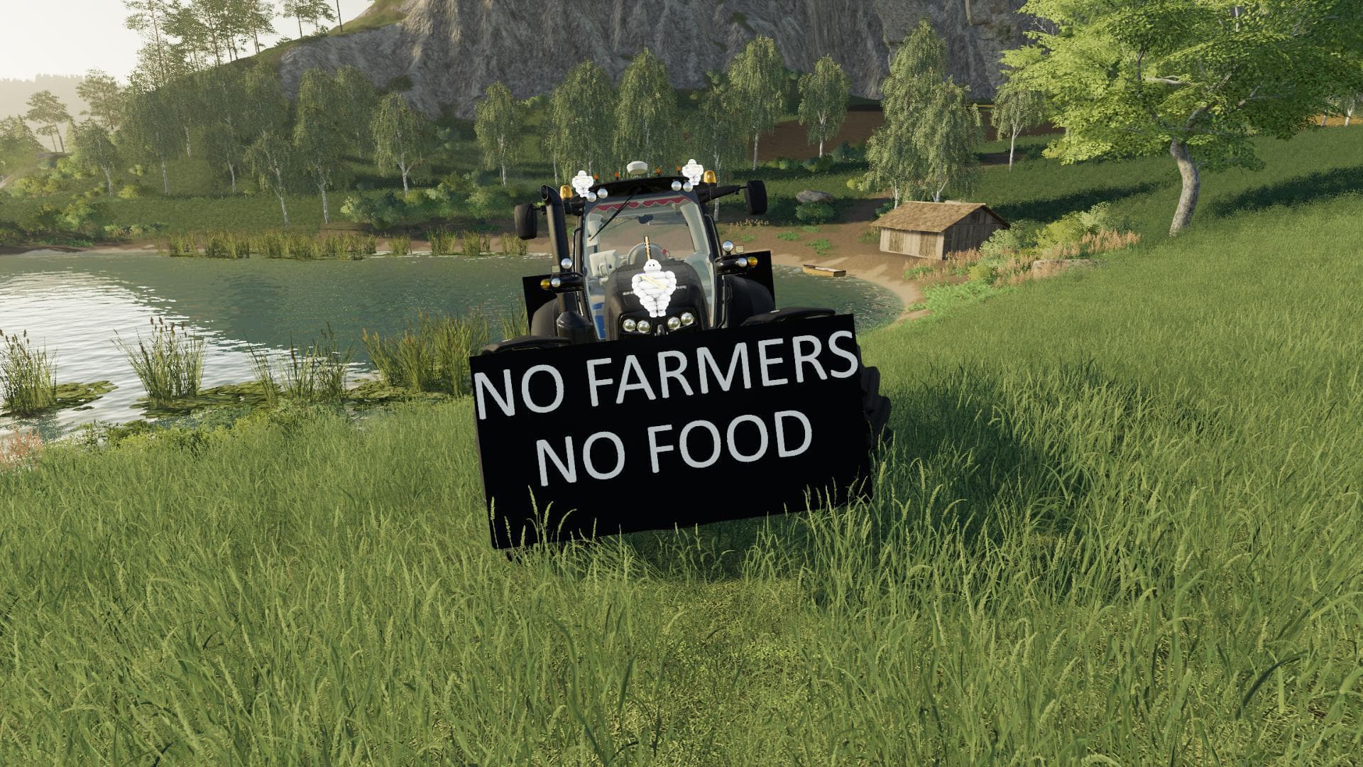 NO FARMERS NO FOOD