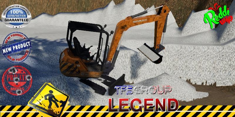 NOMAD MINI EXCAVATOR CURAGE 3