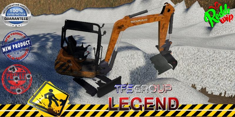 NOMAD MINI EXCAVATOR CURAGE 2