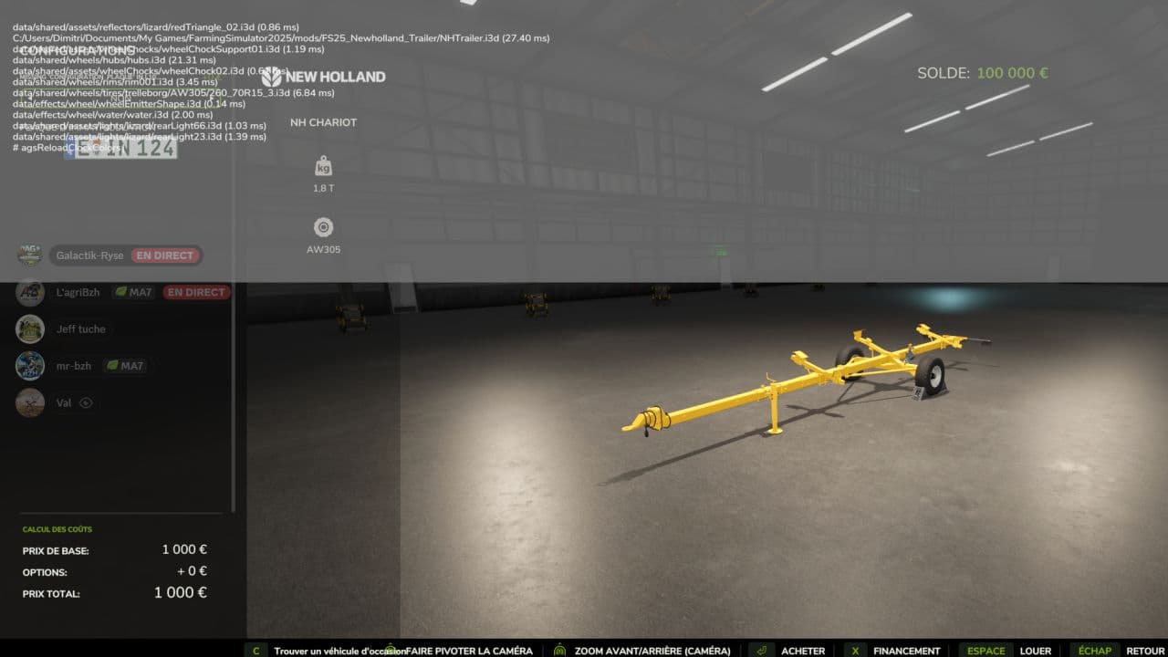 New Holland cutterbar trolley 4