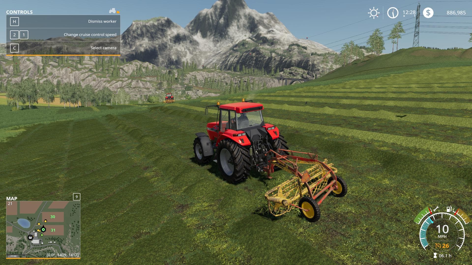NEW HOLLAND 258 RAKE/TEDDER