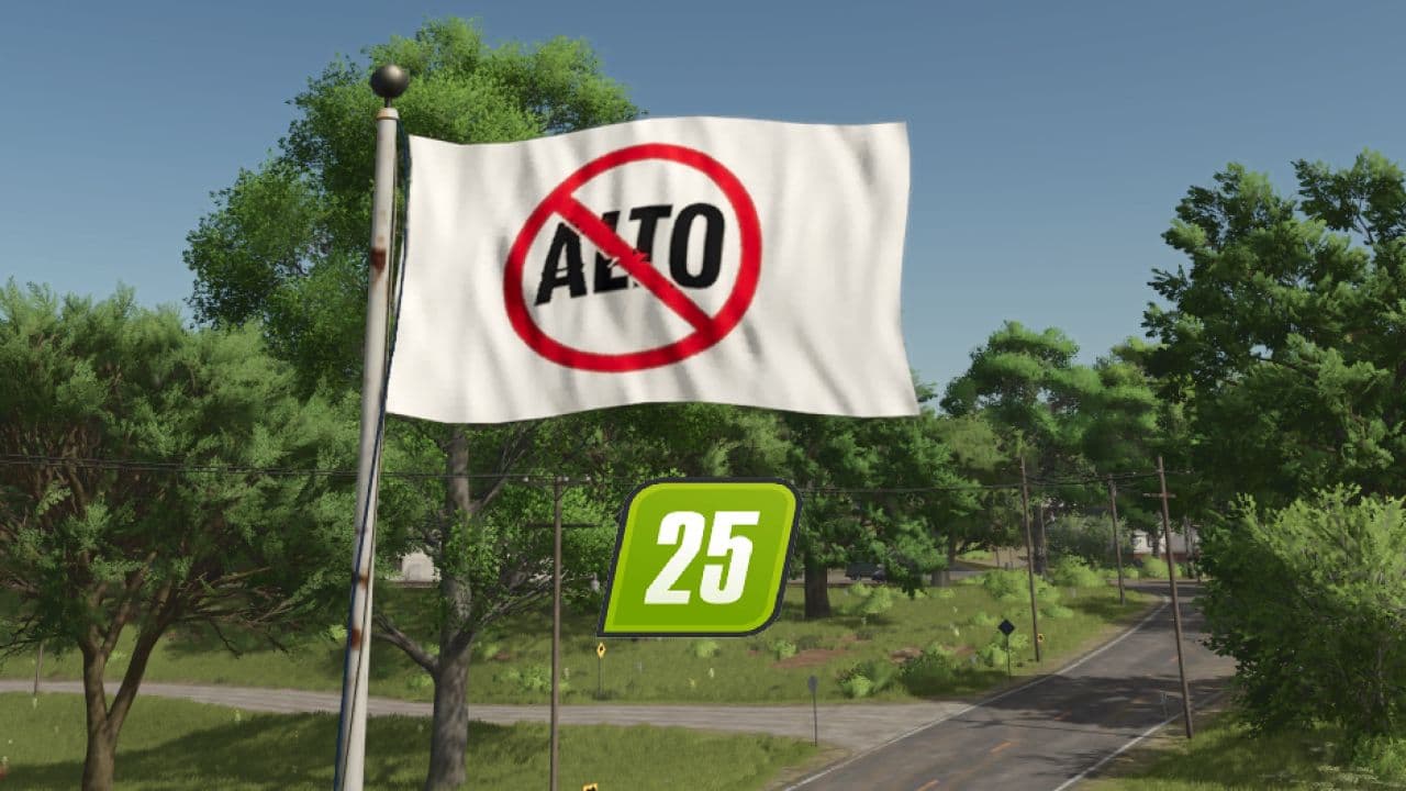 "No Alto" Placeable Flag 2