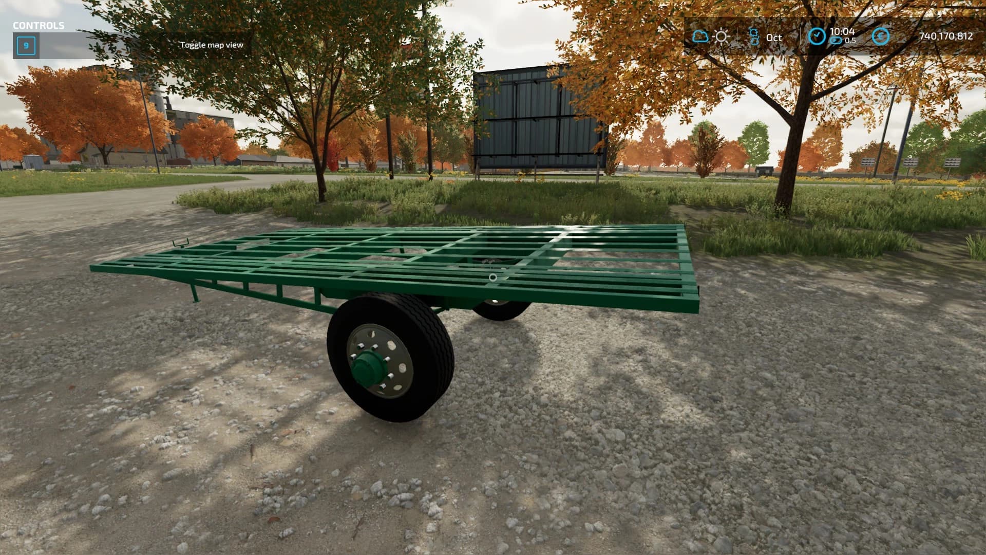 OLD BALE TRAILER
