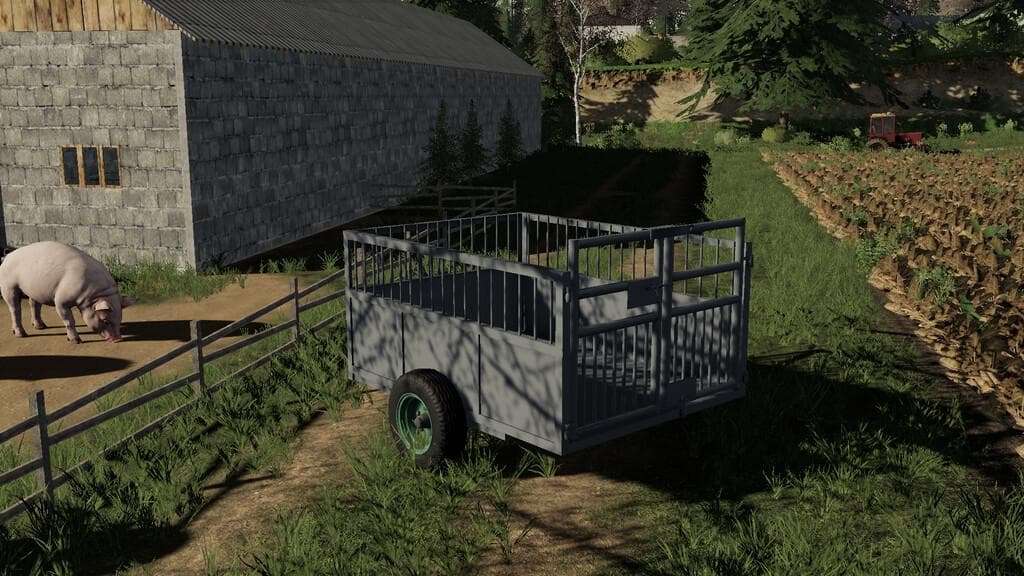 OLD CATTLE TRAILER
