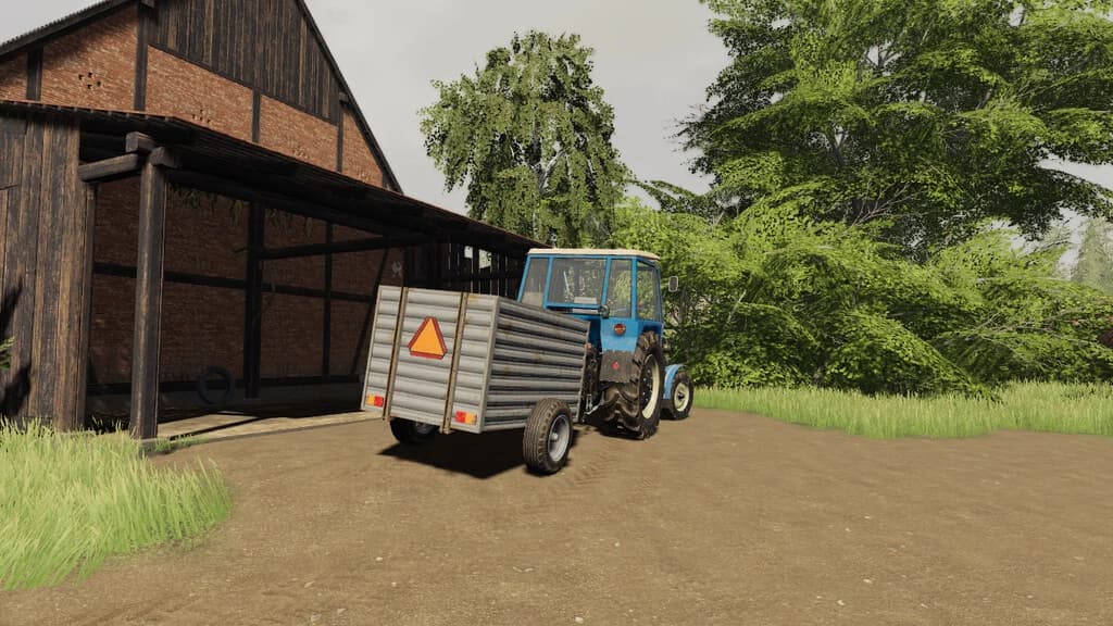 OLD CATTLE TRAILER