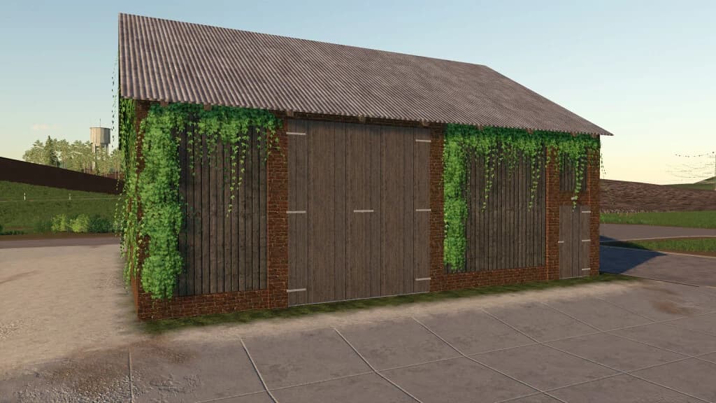 OLD POLISH BRICK BARN