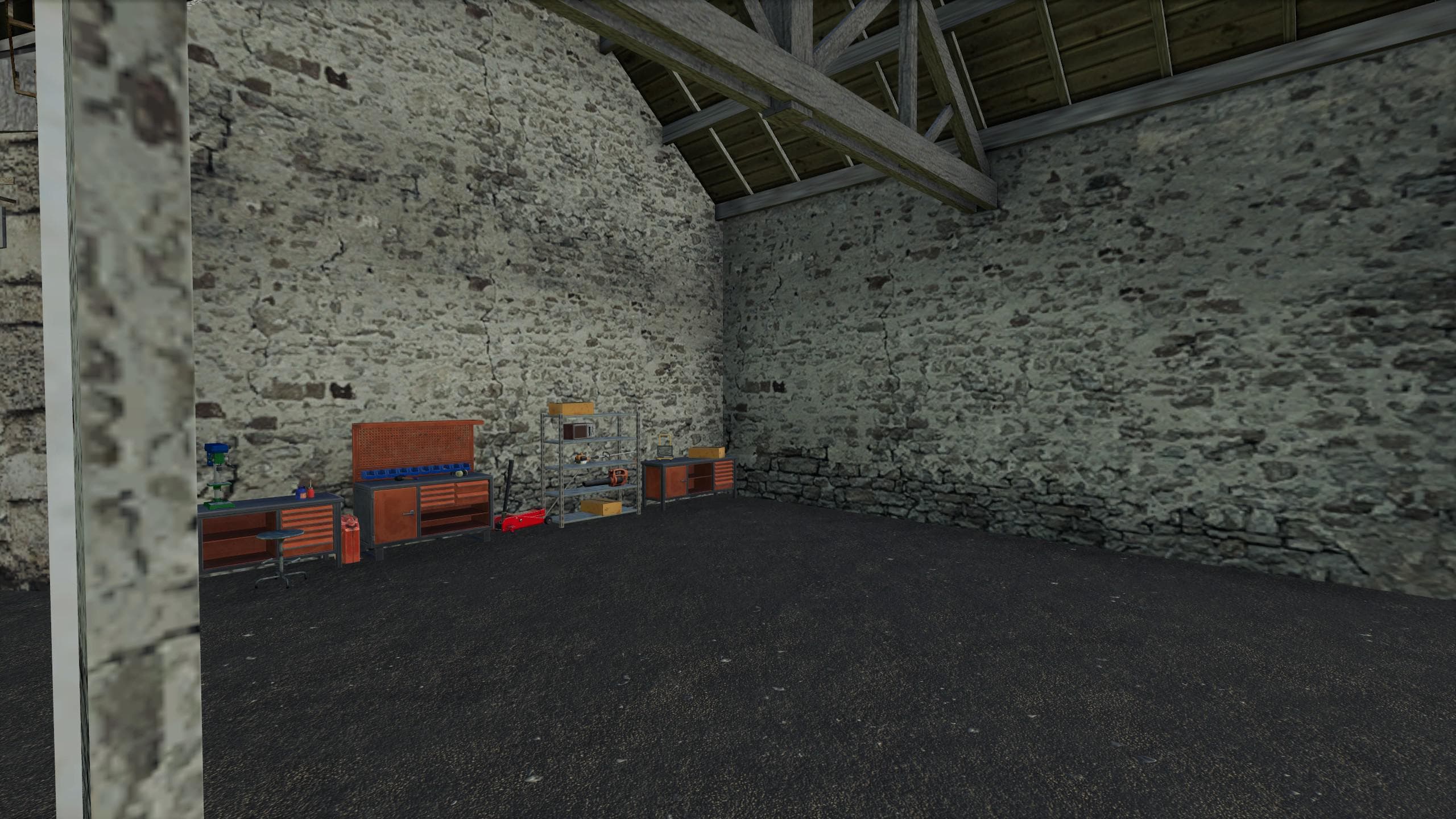 OLD STONE BARN PLACEABLE 3