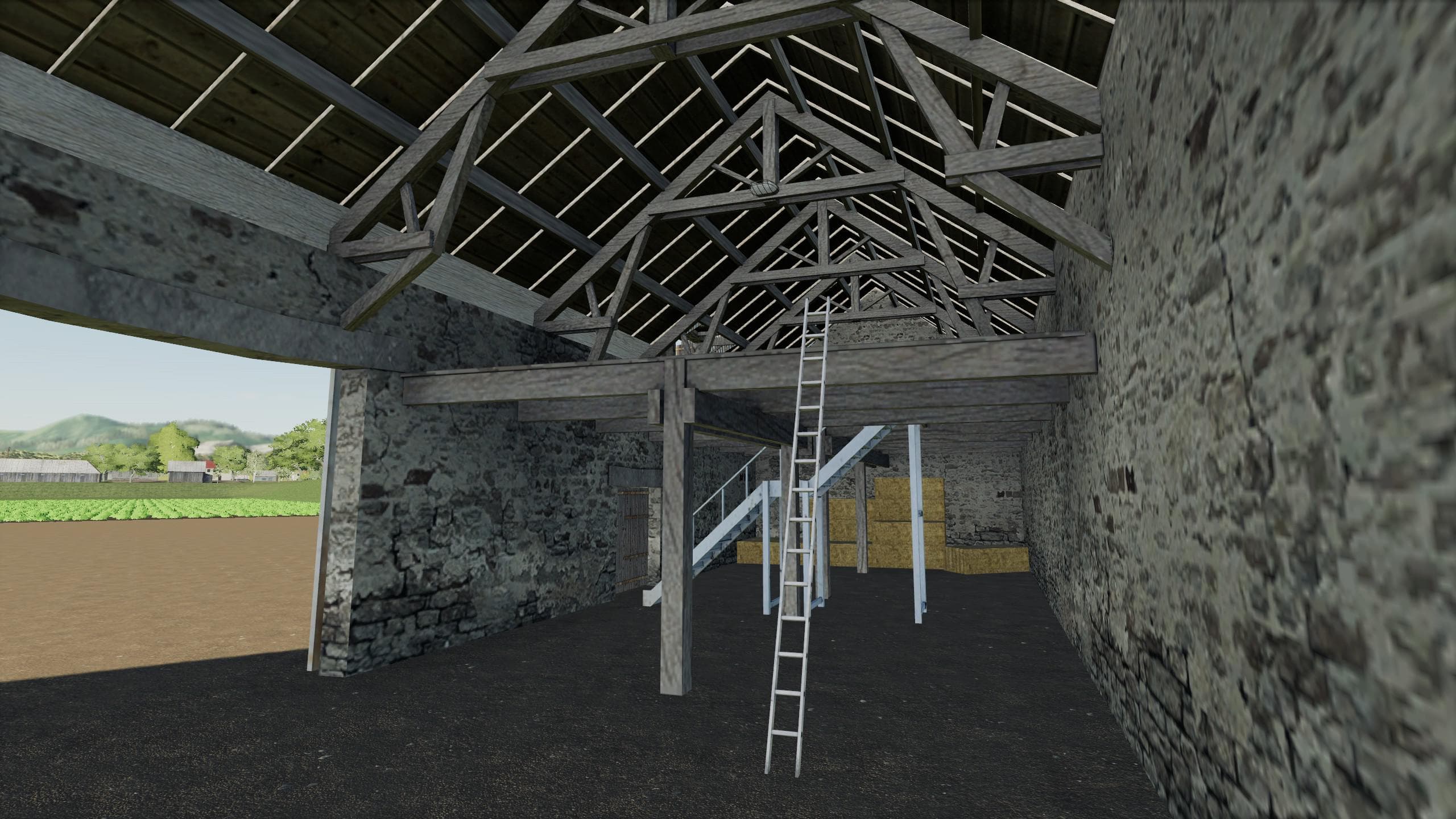 OLD STONE BARN PLACEABLE 2