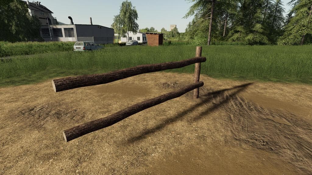 OLD WOODEN FENCE