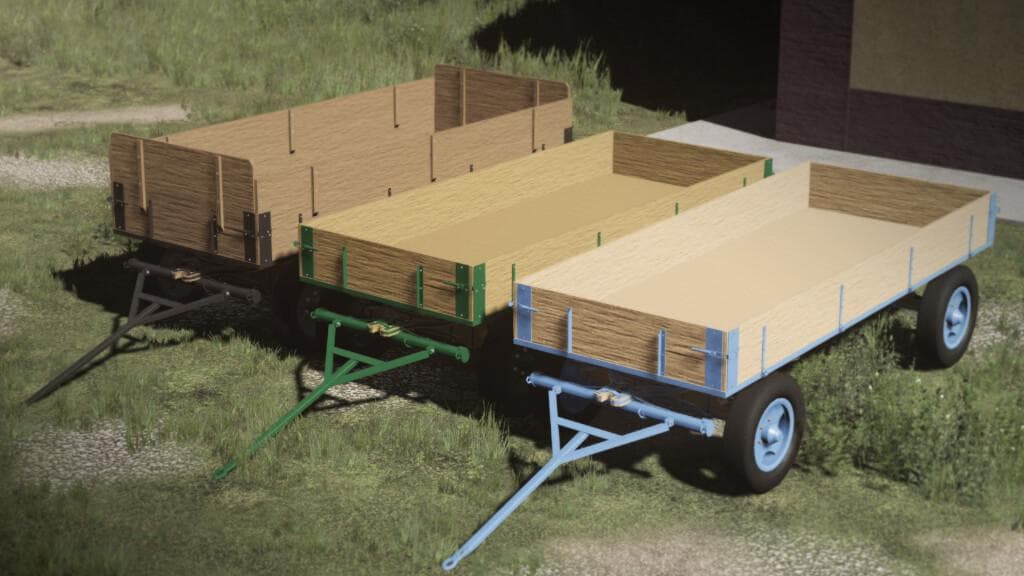 OLD WOODEN TRAILER 4