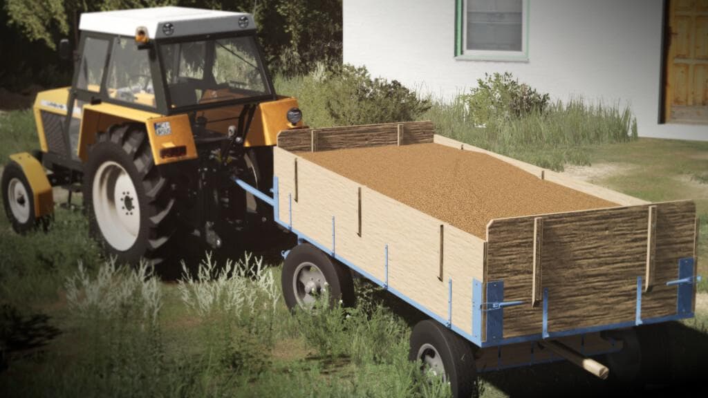 OLD WOODEN TRAILER 2