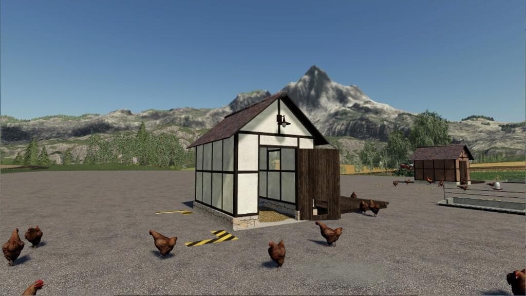 OPEN CHICKEN COOP TIMBERFRAME 4