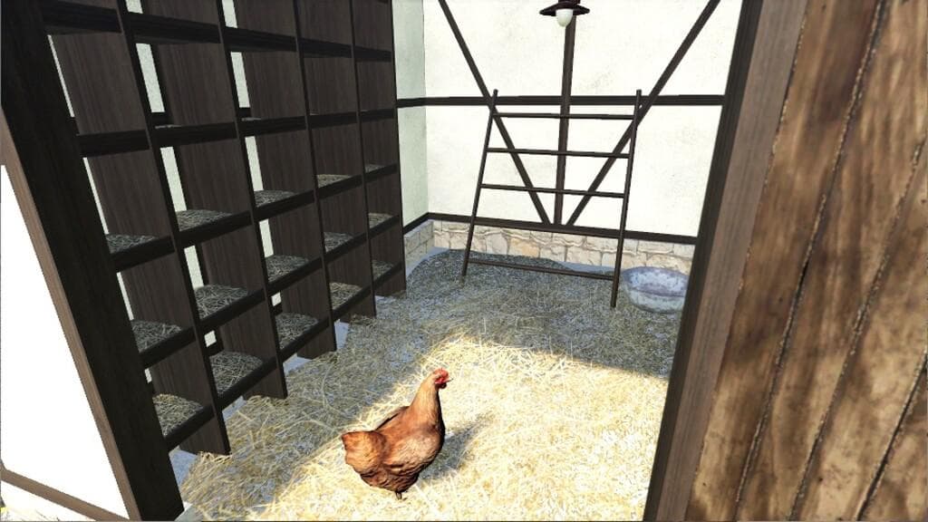 OPEN CHICKEN COOP TIMBERFRAME 2