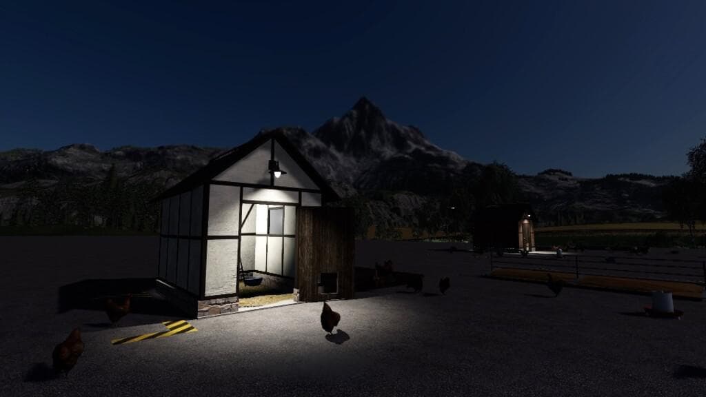 OPEN CHICKEN COOP TIMBERFRAME