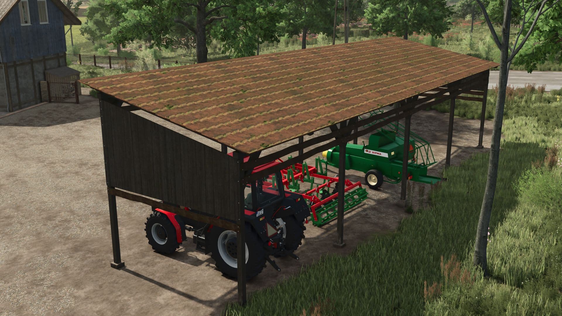 Old Polish Wooden Shed 3