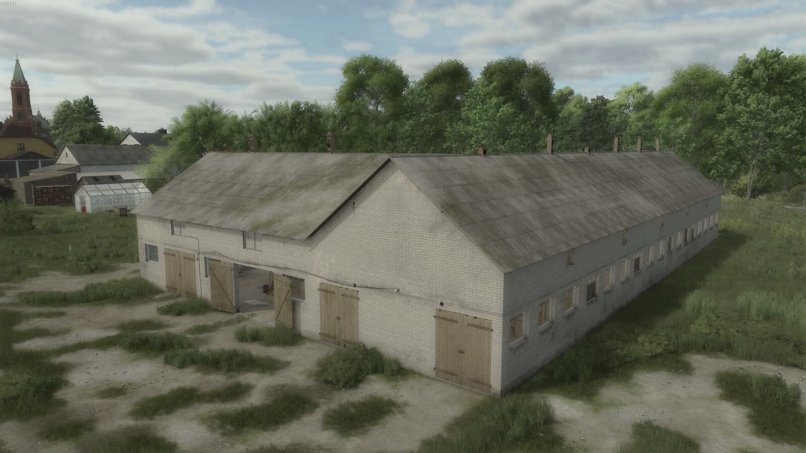 Old White Cowbarn 5