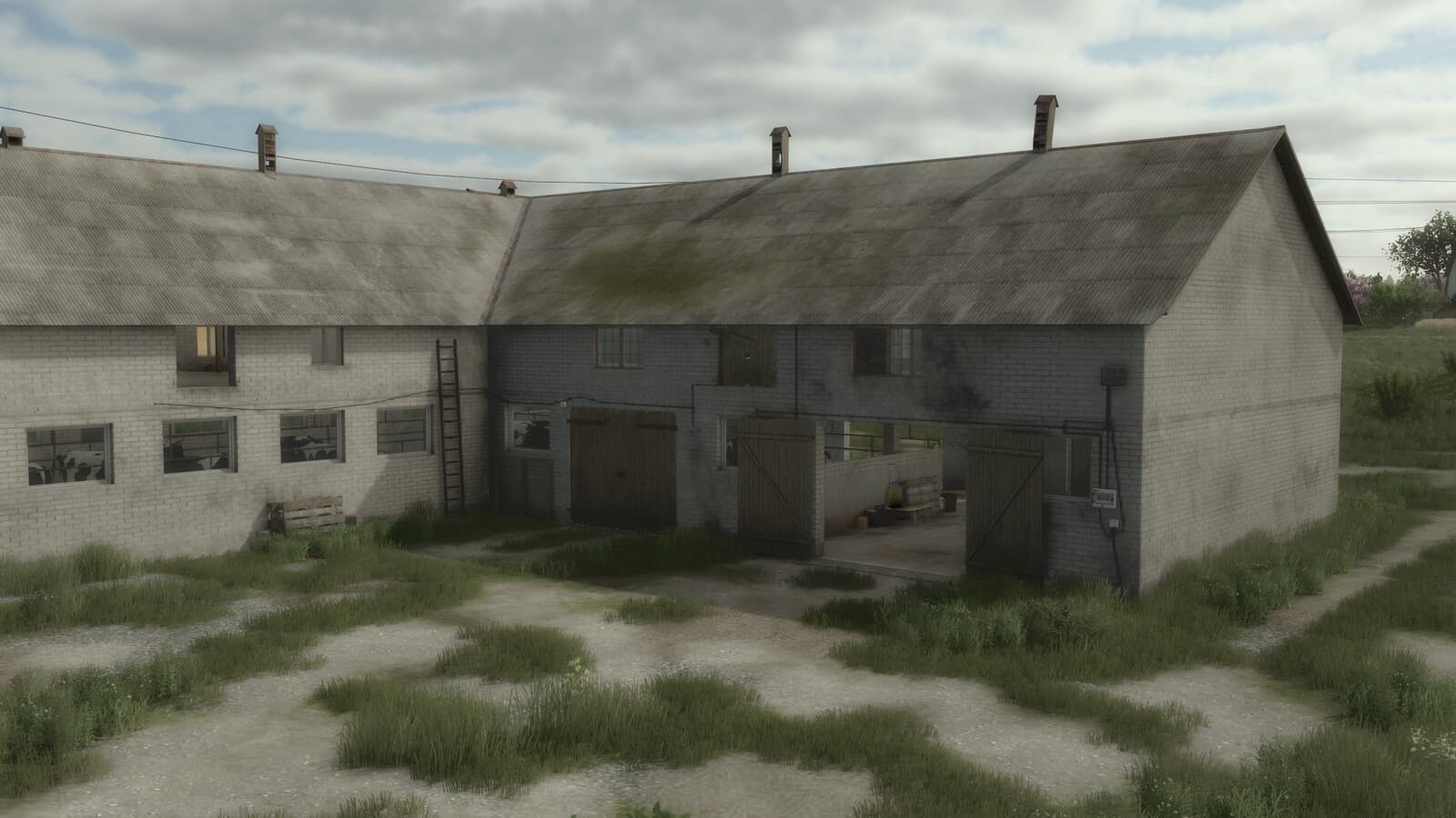 Old White Cowbarn 2