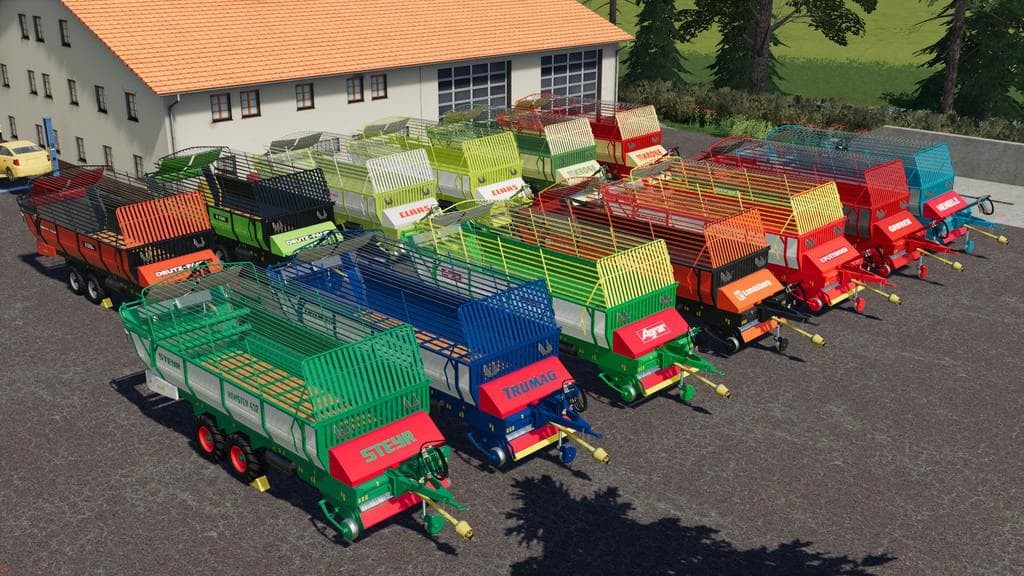 Old Forage Wagons Tandem 5