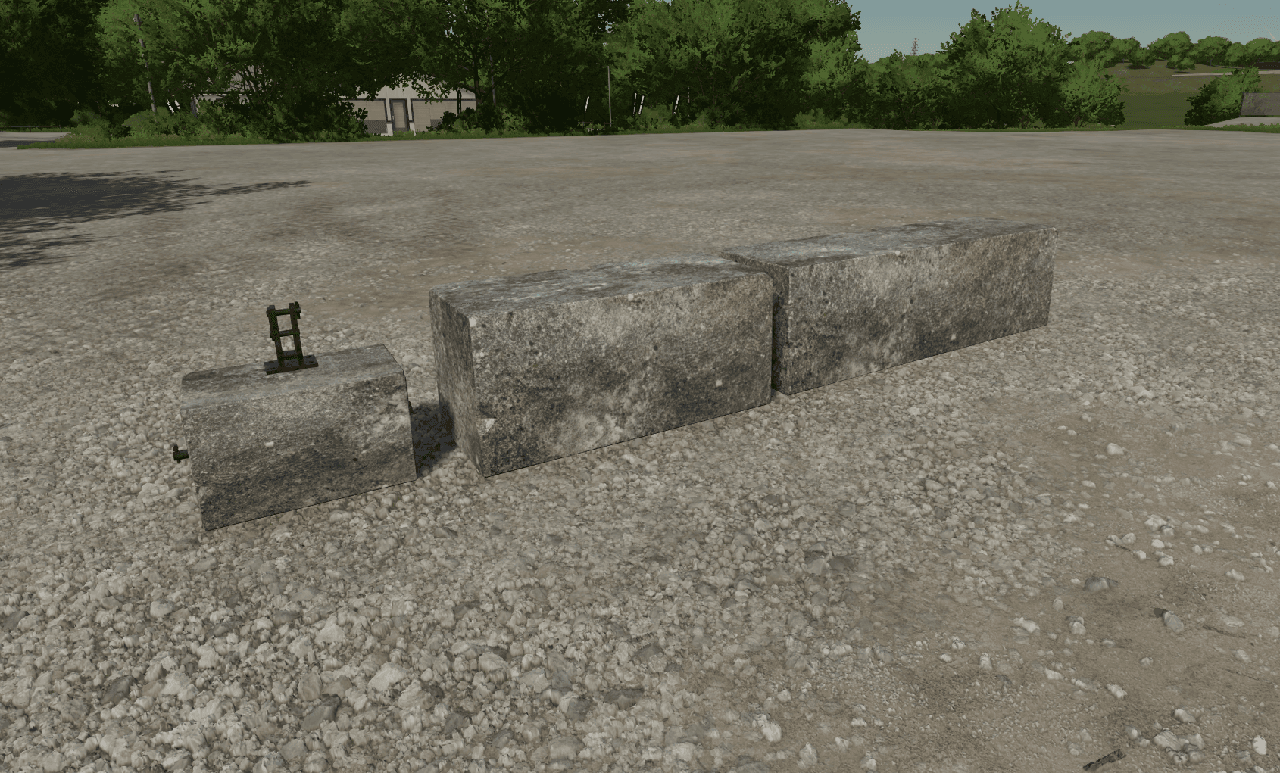 Old concrete weights 3
