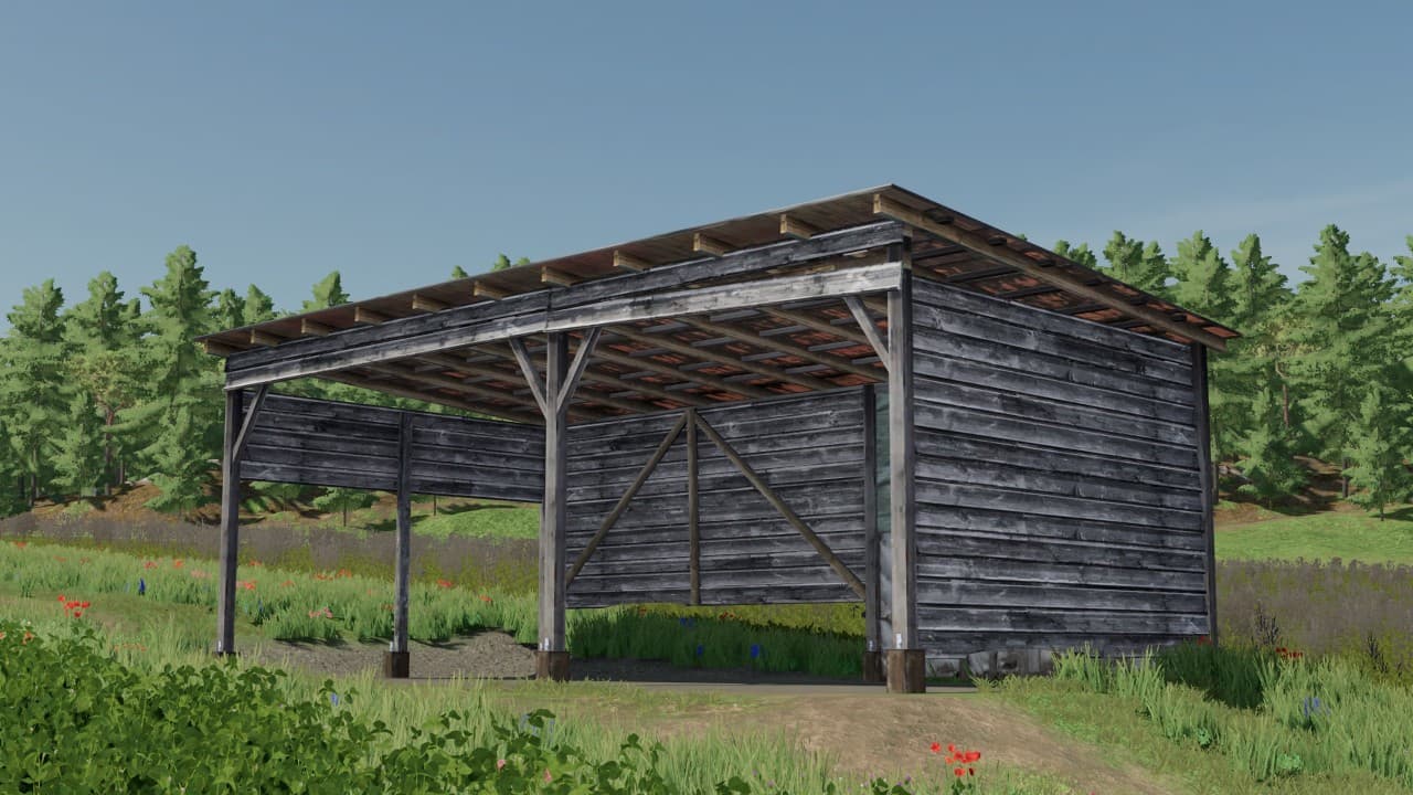 Old wooden shed 2