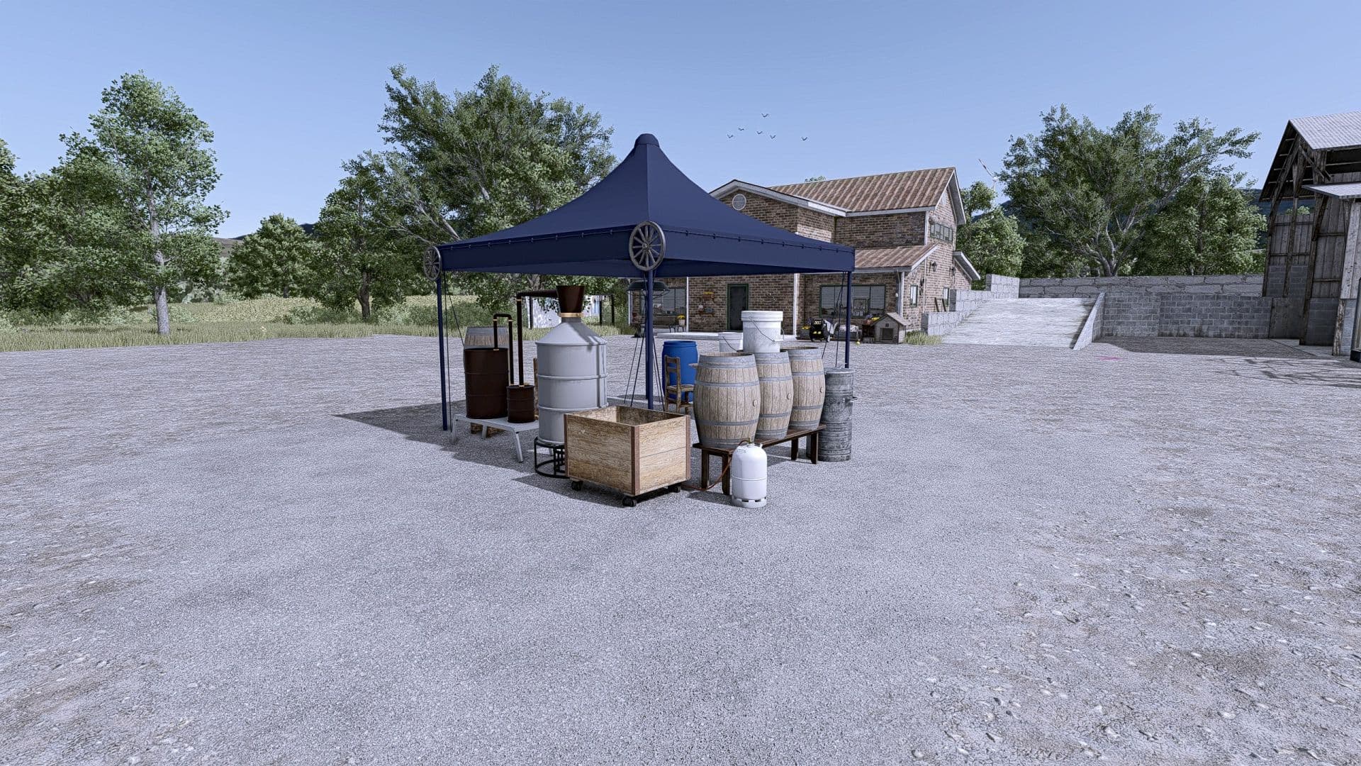 Orchards with distillery 5