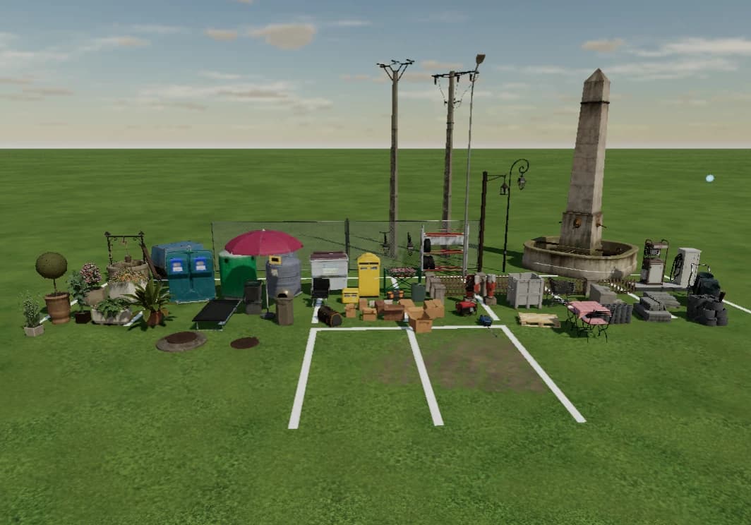 PACK I3D MAP FR MAISON, PROPS, PANNEAUX