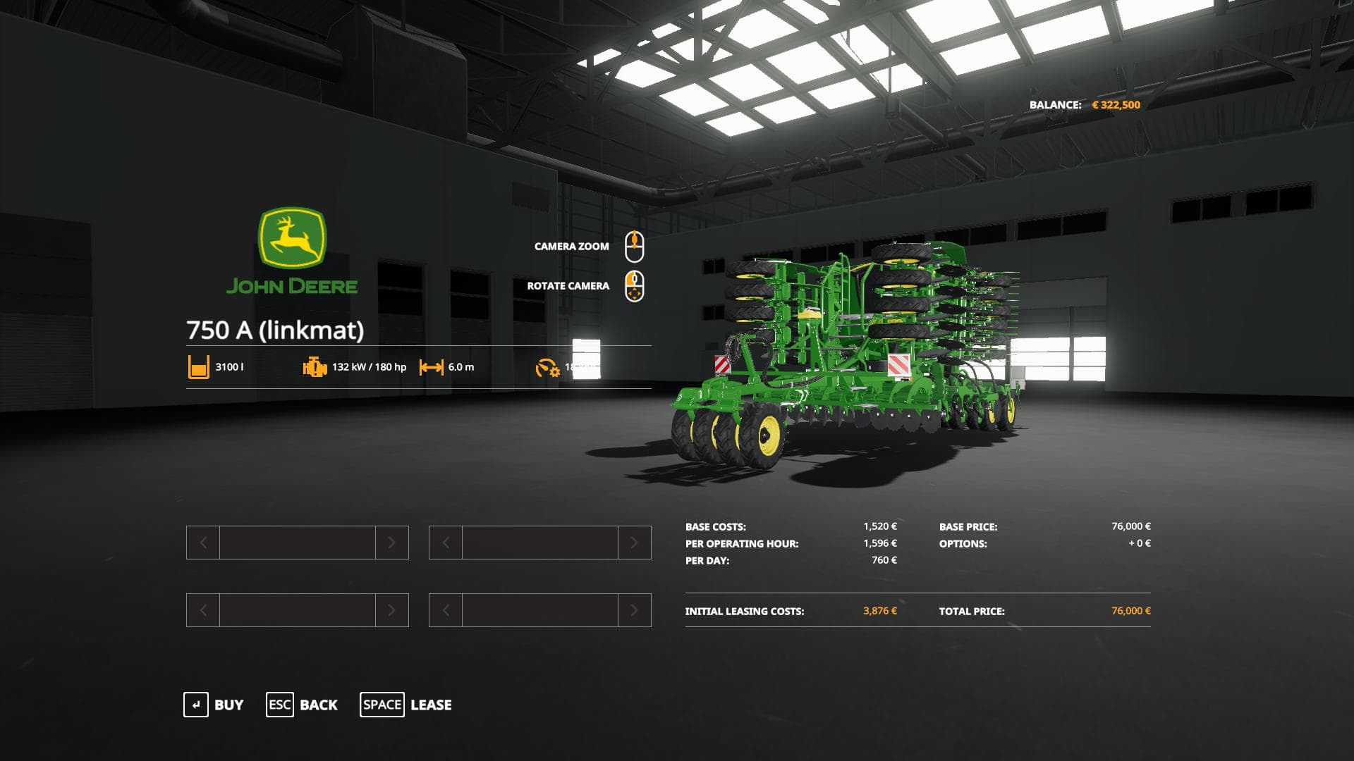 PACK JOHN DEERE FS19