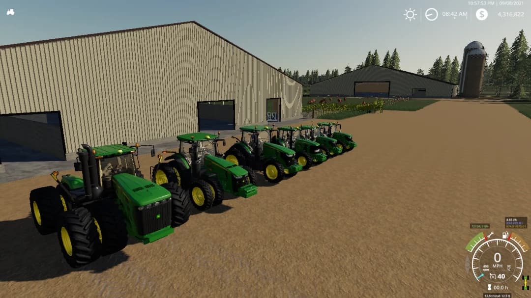 PACK OF JOHN DEERE TRACTORS 4